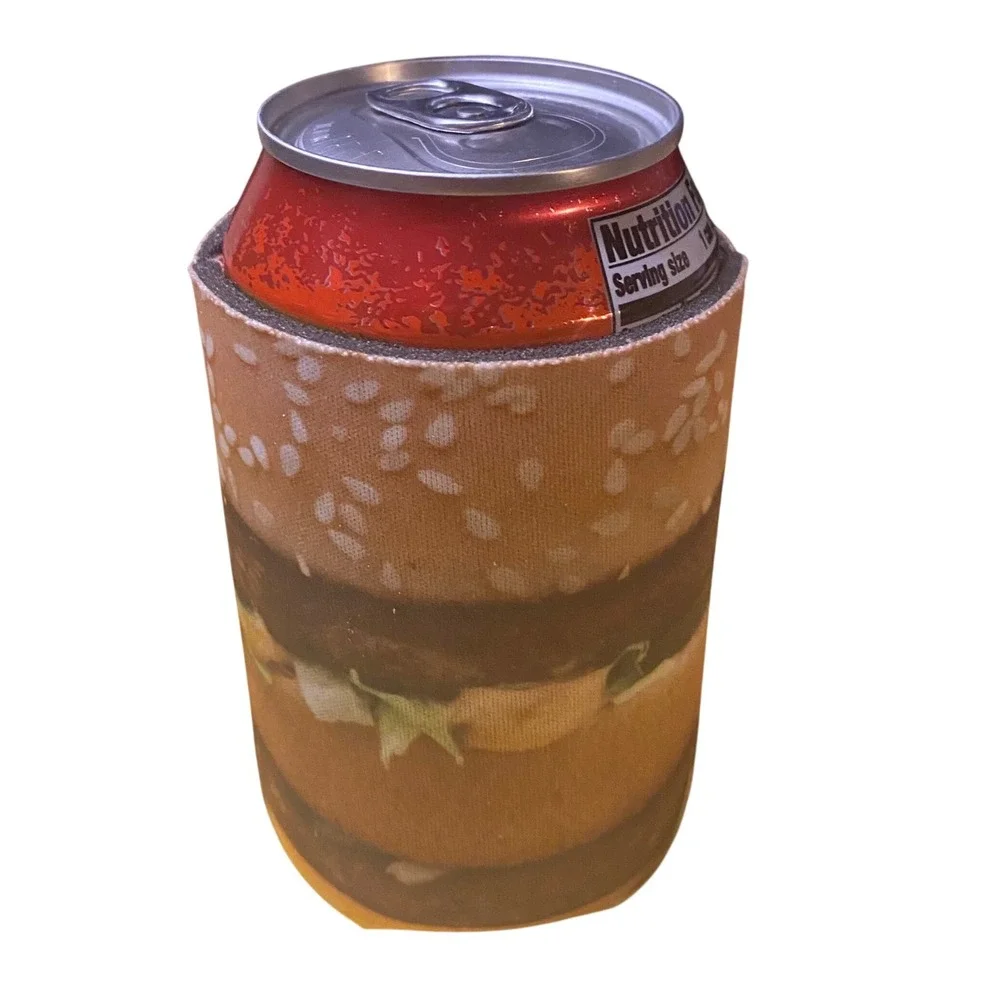 Novelty Big Mac‎ Burger Design Drink Can Cooler Sleeve Party Favor Beverage